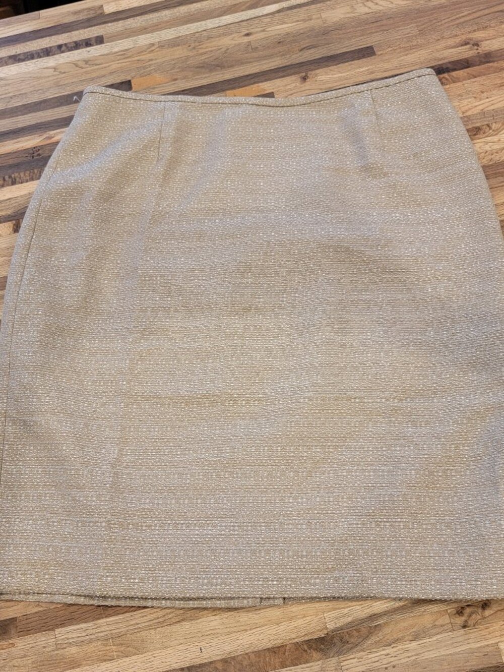 LeSuit Petite Champagne (Tan) Textured Career Pencil Skirt